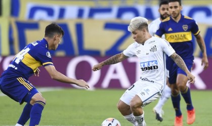 Santos e Boca Juniors empataram em 0x0 no jogo de ida da Libertadores