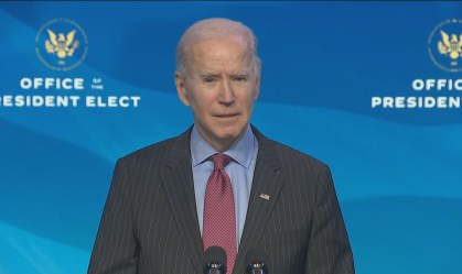 O presidente eleito dos Estados Unidos, Joe Biden