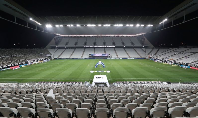 Corinthians disponibilizou as dependências do Neo Química Arena para vacinação / Foto: Agência Brasil/Amanda Perobelli