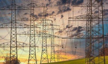Poste de distribuição de eletricidade