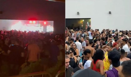 Festa na Mansão Belmont, em Campo Grande, no Rio