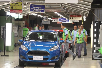 Linha de produção da Ford