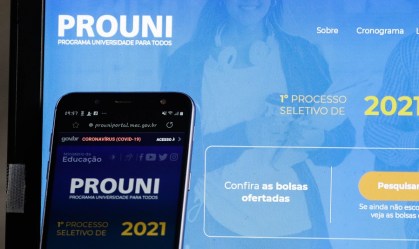 Prouni abre processo seletivo para bolsas remanescentes nesta segunda-feira (3)