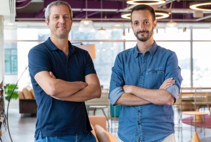 Fernando Miranda, da Easynvest, e Felipe Soutto-Maior, da Vérios