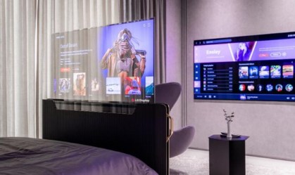 Esqueça as TVs dobráveis: as telas transparentes são a nova tendência