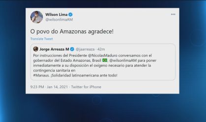 Venezuela anunciou através de seu ministro da Relações Anteriores, Jorge Arreaza