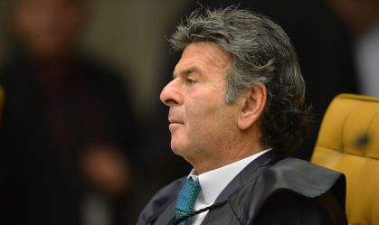 O ministro Luiz Fux, do Supremo Tribunal Federal (STF)