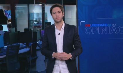 Caio Coppolla no quadro Liberdade de Opinião (18.jan.2021)