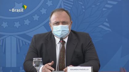 O ministro da Saúde, Eduardo Pazuello
