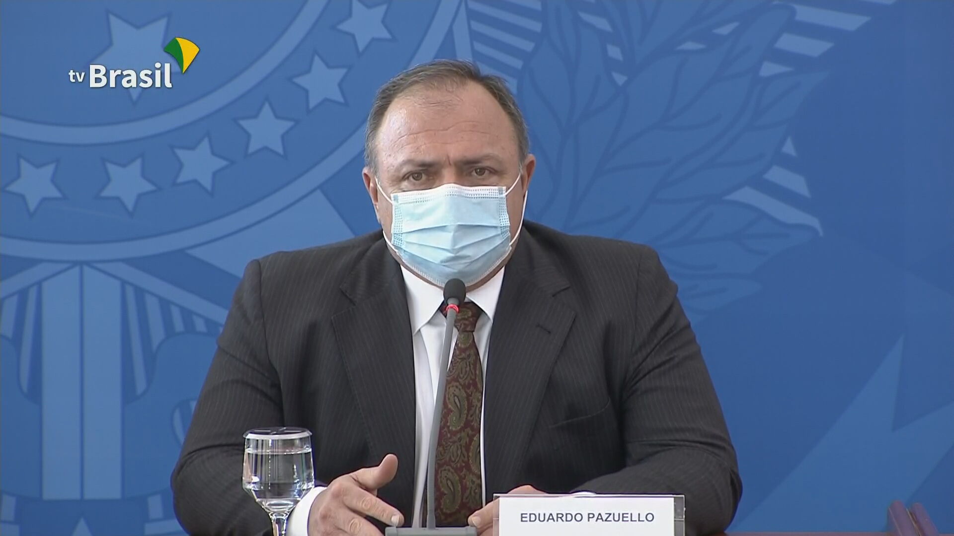 O ministro da Saúde, Eduardo Pazuello