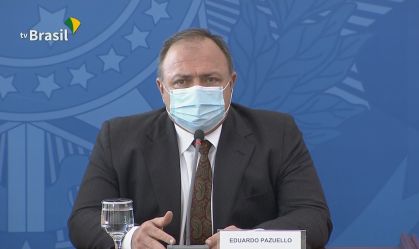 O ministro da Saúde, Eduardo Pazuello