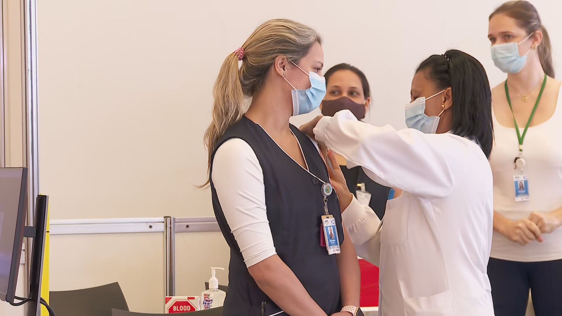 Juliana Campagna, técnica de enfermagem do Hospital das Clínicas de SP