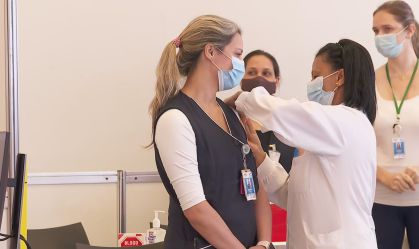 Juliana Campagna, técnica de enfermagem do Hospital das Clínicas de SP
