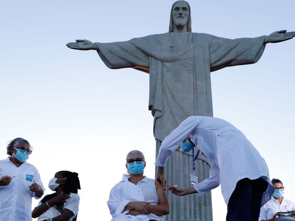 Início da aplicação da vacina contra Covid-19 no Rio de Janeiro