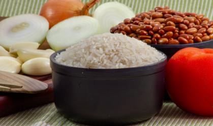 Arroz e feijão
