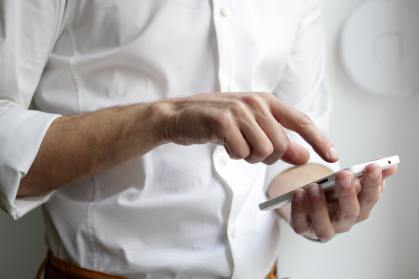 Usuário de smartphone