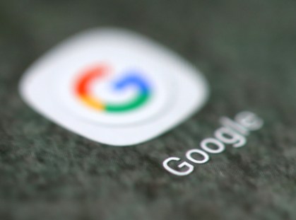 Ícone do aplicativo do Google em smartphone