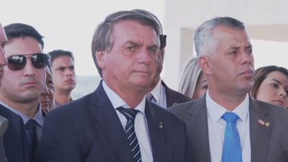 O presidente Jair Bolsonaro fala em Brasília (22.jan.2021)