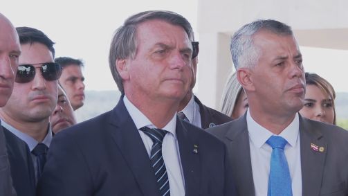 O presidente Jair Bolsonaro fala em Brasília (22.jan.2021)