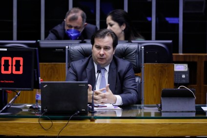 O presidente da Câmara dos Deptuados, Rodrigo Maia (DEM-RJ)