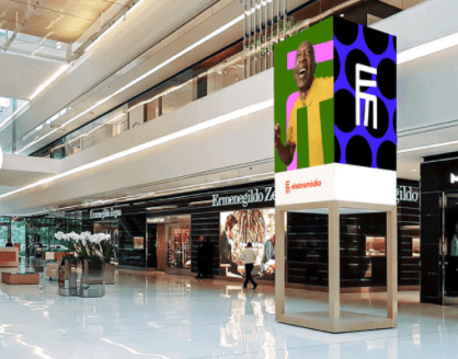 Eletromidia em Shopping
