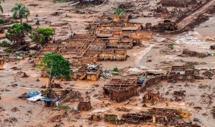Quebra da barragem da mina Córrego do Feijão, em Brumadinho (MG)