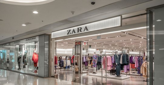 Loja da Zara no shopping Leblon, no Rio