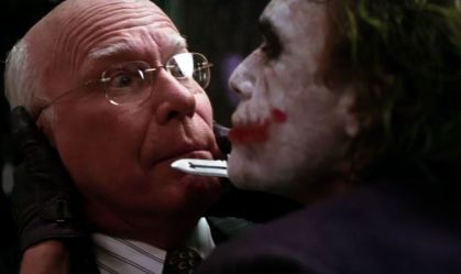O senador Patrick Leahy com o ator Heath Ledger