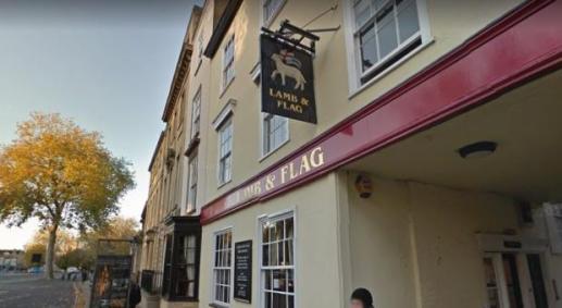 The Lamb and Flag