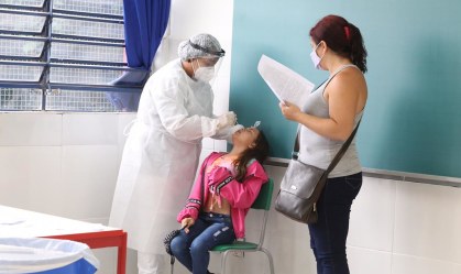 Aluna é testada para Covid-19 em escola estadual de SP