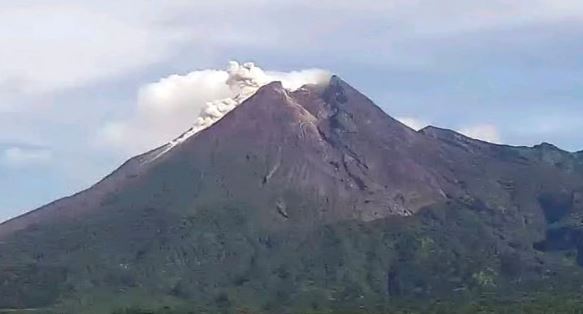 Erupção do Monte Merapi, na Indonésia