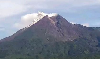 Erupção do Monte Merapi, na Indonésia