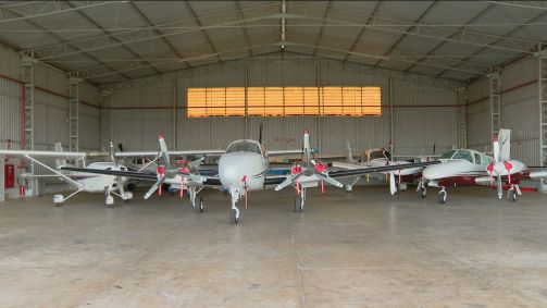 Além da aviação comercial,  as aeronaves de pequeno porte também resolveram ajud