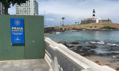Prefeitura interdita por mais 15 dias praias de Salvador por causa da COVID-19