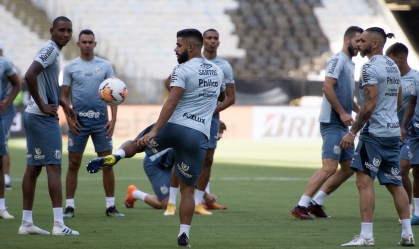 Palmeiras e Santos fazem reconhecimento de gramado do Maracanã para final