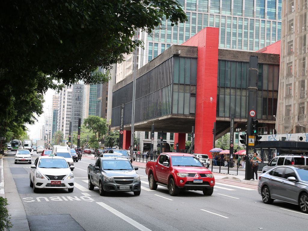 São Paulo: Fachada do Masp, na Avenida Paulista