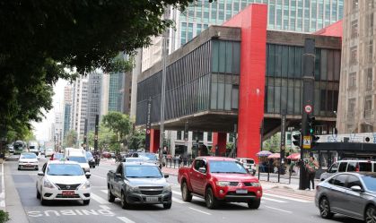 São Paulo: Fachada do Masp, na Avenida Paulista