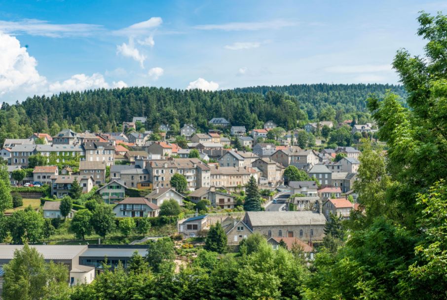 Le Chambon-sur-Lignon, em fevereiro de 2016