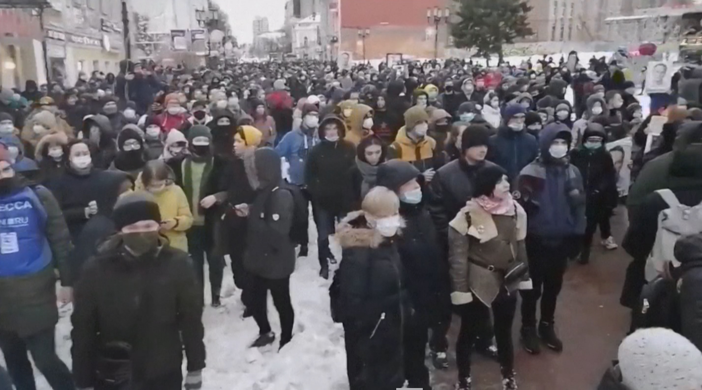 protesto rússia