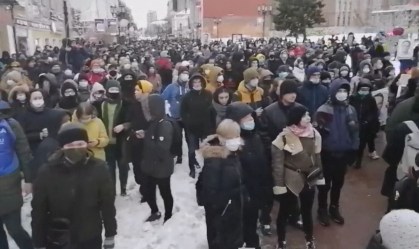 protesto rússia