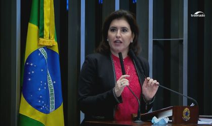 A senadora Simone Tebet (01.fev.2021)