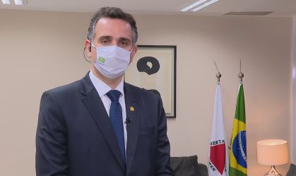 O presidente eleito do Senado, Rodrigo Pacheco (DEM-MG), em entrevista à CNN