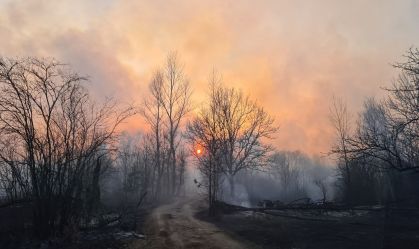 Incêndio florestal provoca aumento da radioatividade perto de Chernobyl