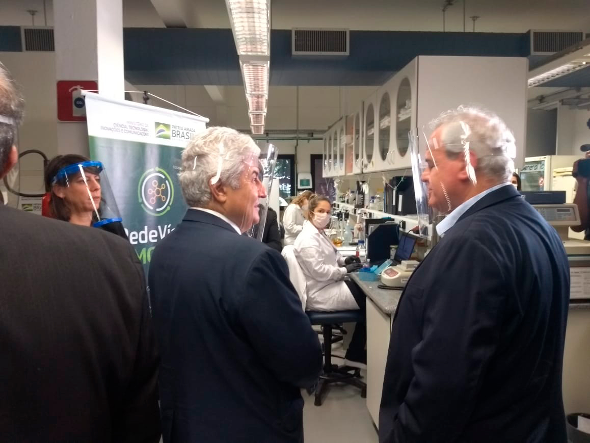 Ministro Marcos Pontes da Ciência, Tecnologia, Inovações e Comunicações e pesqui
