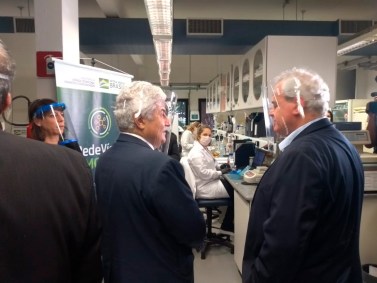 Ministro Marcos Pontes da Ciência, Tecnologia, Inovações e Comunicações e pesqui