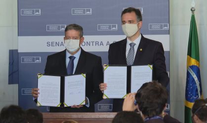 Arthur Lira (PP-AL) e Rodrigo Pacheco (MDB-SP),