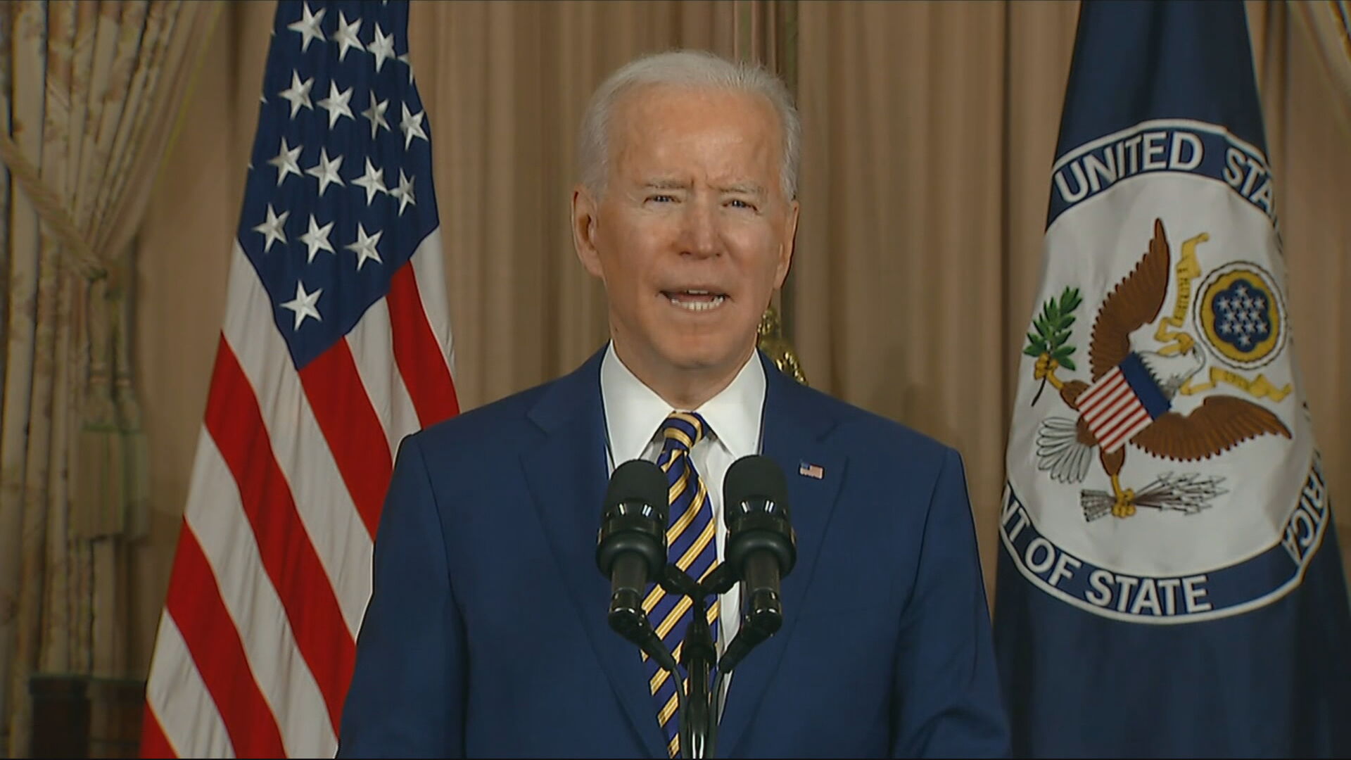 O presidente dos Estados Unidos, Joe Biden (04.fev.2021)