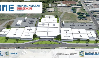 Hospital Modular de Nova Iguaçu, no Rio de Janeiro