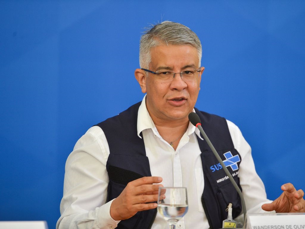 O secretário de Vigilância em Saúde, Wanderson Kléber de Oliveira