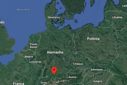 Localização de Memmingen, na Alemanha